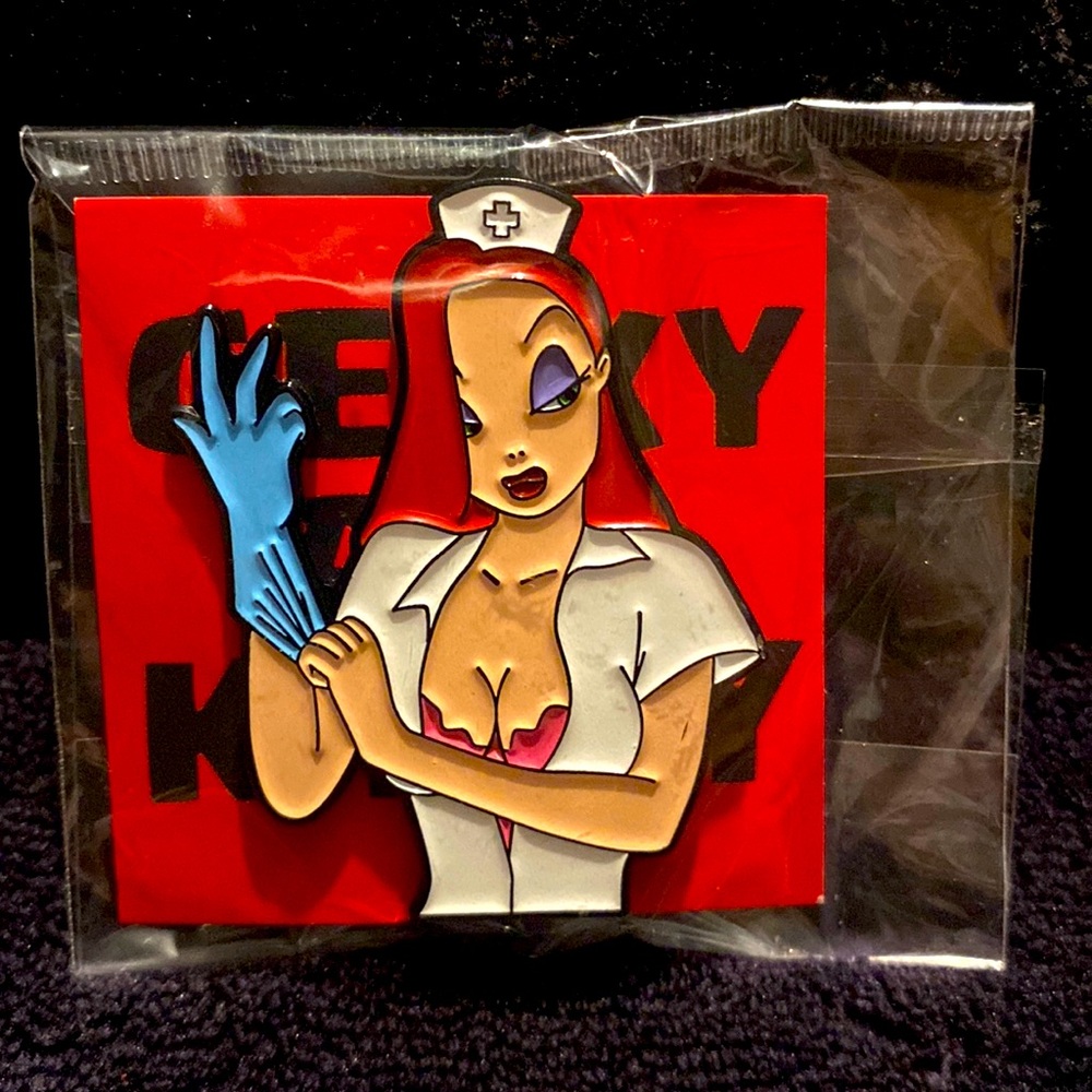 NWT Jessica Rabbit Sexy Enamel Pin